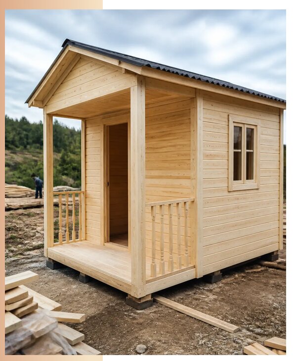 Изготовление и аренда деревянных дачных домиков в Дубне